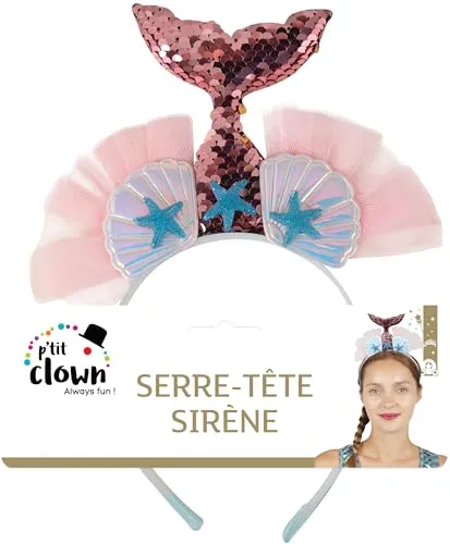 P'tit Clown RE15105 cerchietto sirena bambina