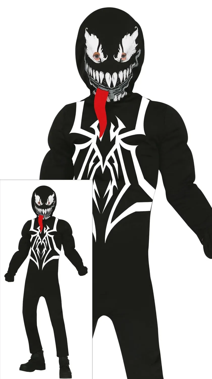 Guirca Villain costume bambino 7-9 anni con maschera