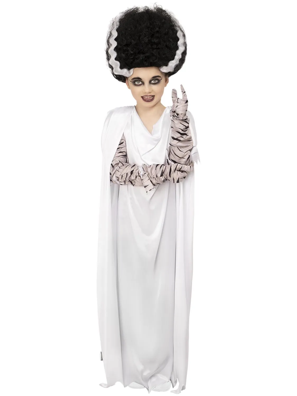 Smiffys Universal Monsters Bride Frankenstein costume bambina 4-6 anni