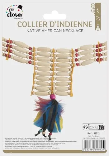 P'tit Clown 51512 collana Indiana costume
