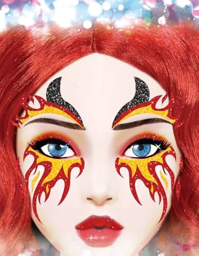 Guirca Fire Glitter trucco viso glitter