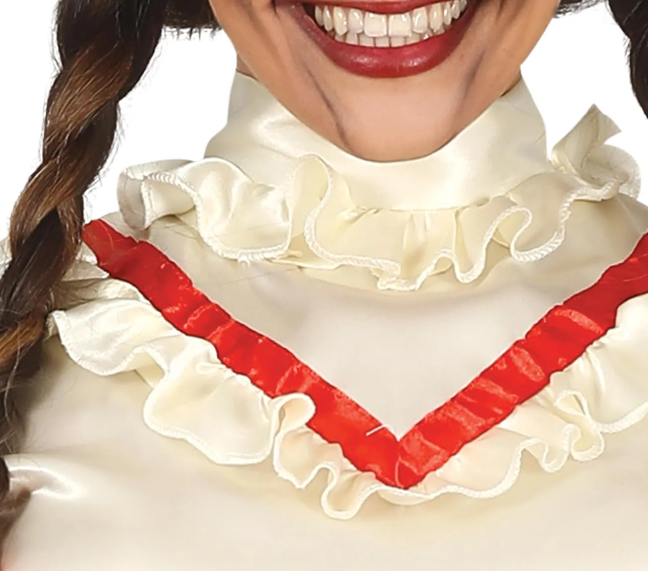 Guirca Bambola Maledetta costume bambina 14-16 anni bianco rosso