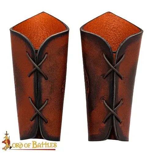 La Bottega di Merlino Celtic bracciali pelle di bufalo motivo celtico