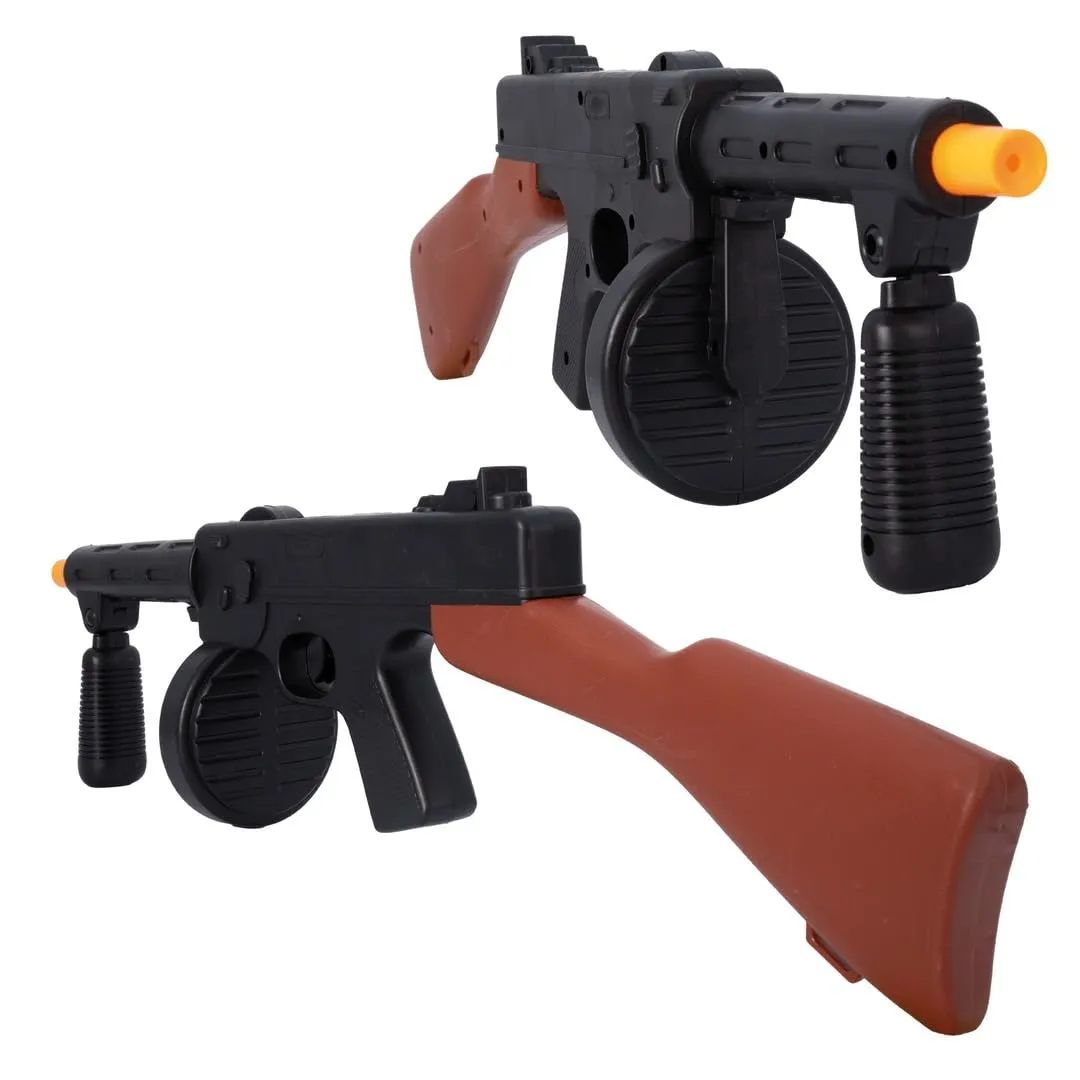 P'tit Clown mitraglietta finta gangster 50 cm plastica