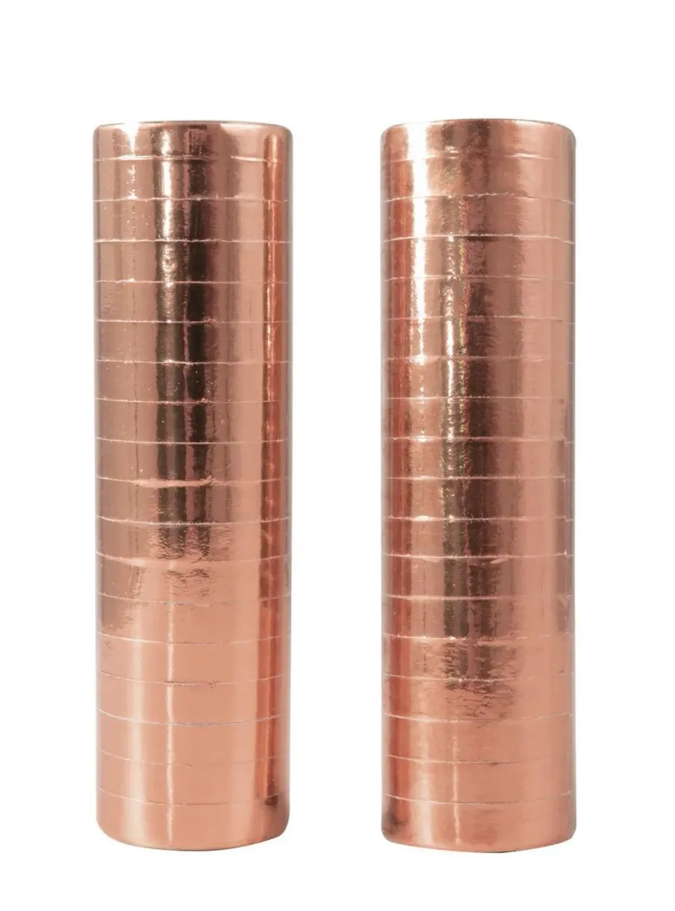 P'tit Clown Serpentine rotoli oro rosa 2 pezzi festa