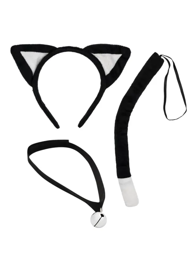Funidelia Gatto kit accessori nero adulto