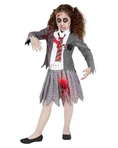 Funidelia Zombie costume studentessa bambina 10-12 anni