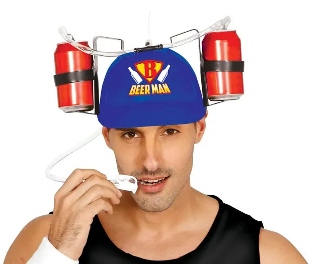Fiestas Guirca Casco Bevanda Uomo Birra Taglia Unica