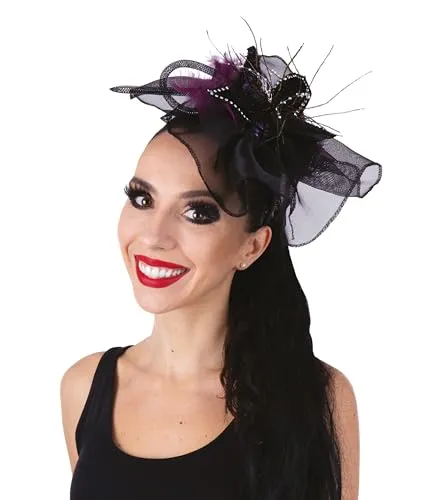 P'tit Clown 22981 cerchietto Halloween nero viola