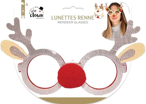 P'tit Clown Occhiali Renna Natale Modello Casuale