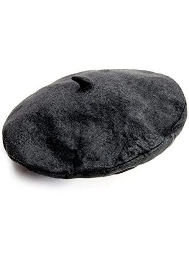 Funidelia France Basco nero cappello uomo nero Carnevale