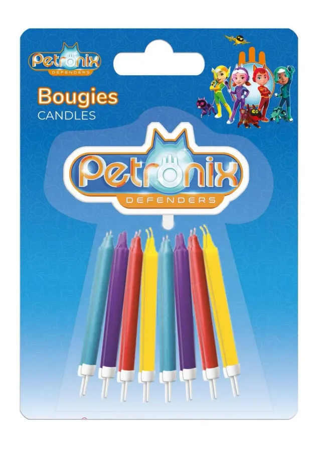 P'tit Clown 23206 candele Petronix Defenders 13 pz ufficiali