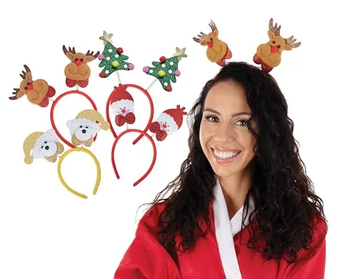 P'tit Clown Cerchietto Natale Paillettes Modello Casuale