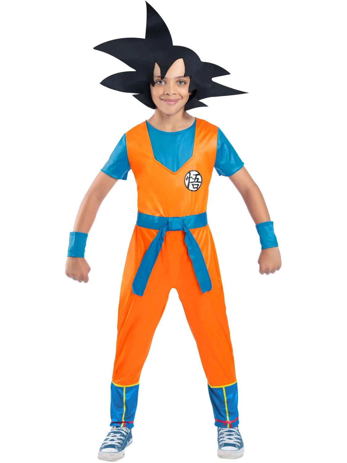 Smiffys Dragon Ball Z Goku Costume Bambino L 10-12 Arancione