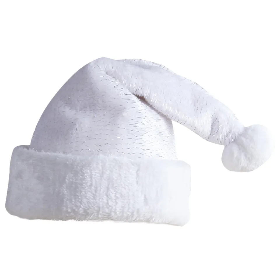 P'tit Clown Babbo Natale cappello bianco taglia unica Natale