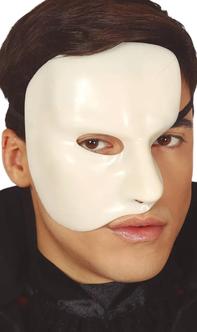 Fiestas Guirca Fantasma H.Q. mezza maschera PVC