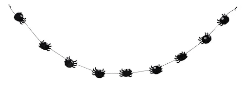 P'tit Clown ghirlanda ragni neri 150 cm Halloween