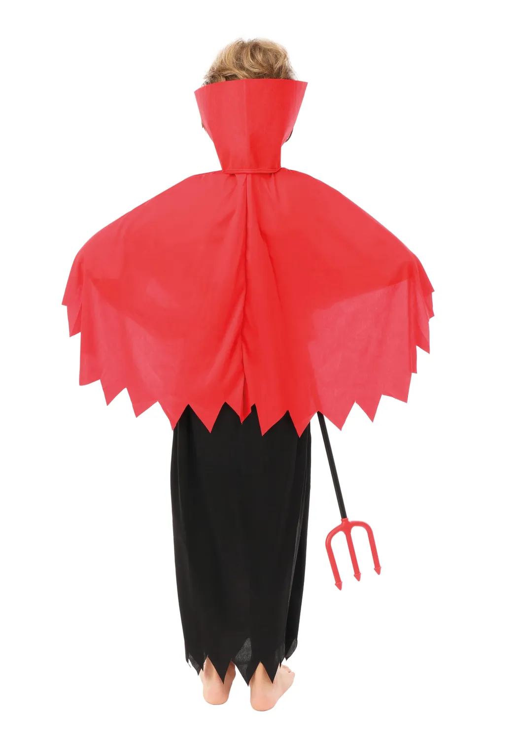 P'tit Clown costume diavoletto bambino rosso