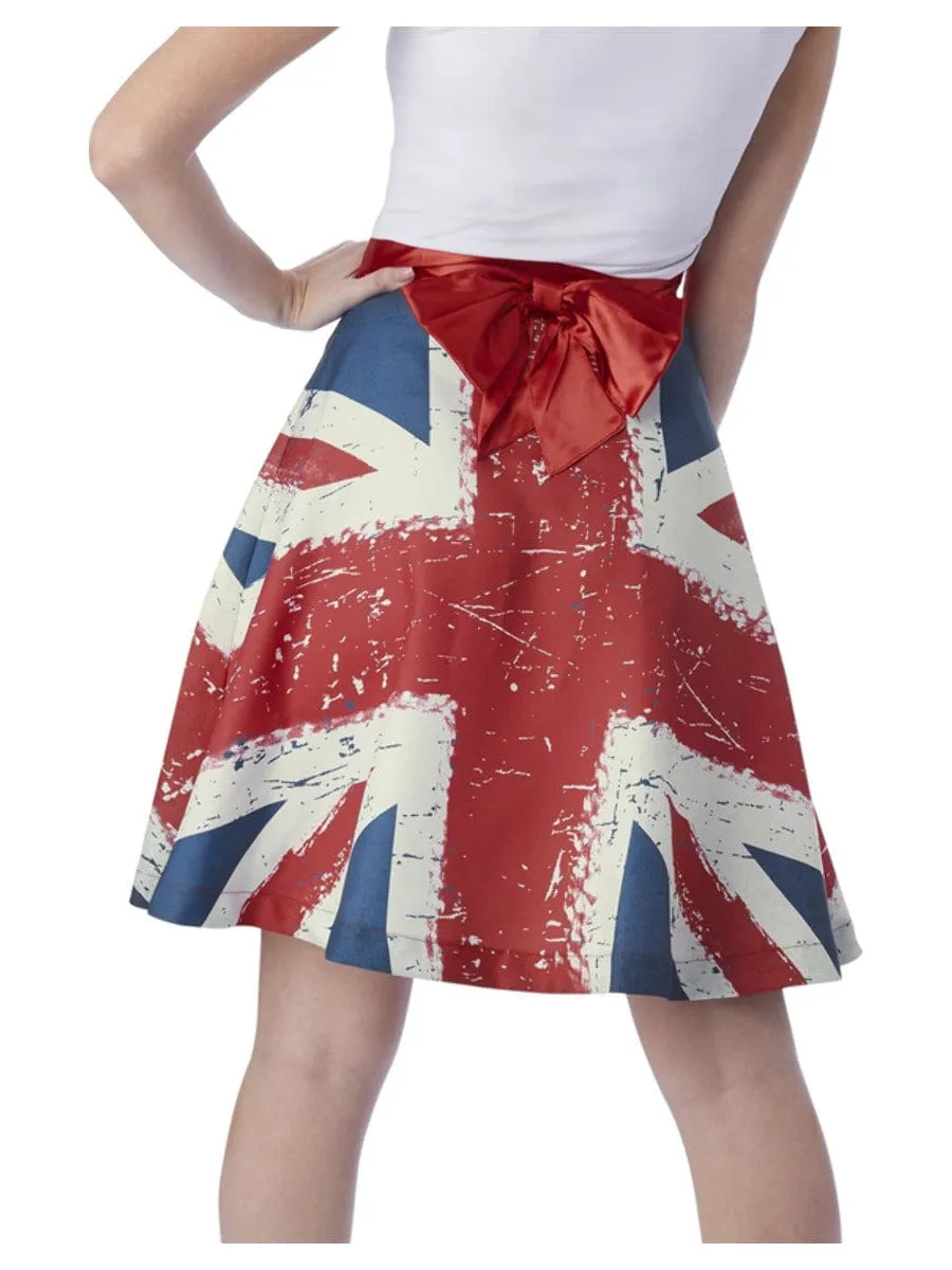 Smiffys Union Jack gonna donna bandiera inglese taglia S