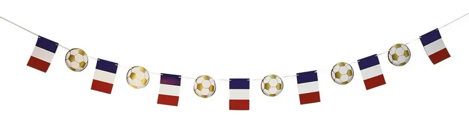P'tit Clown 22399 ghirlanda Francia 5 m blu bianco rosso