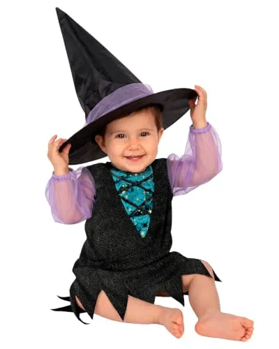 Funidelia Streghetta costume bebè nero 0-6 mesi