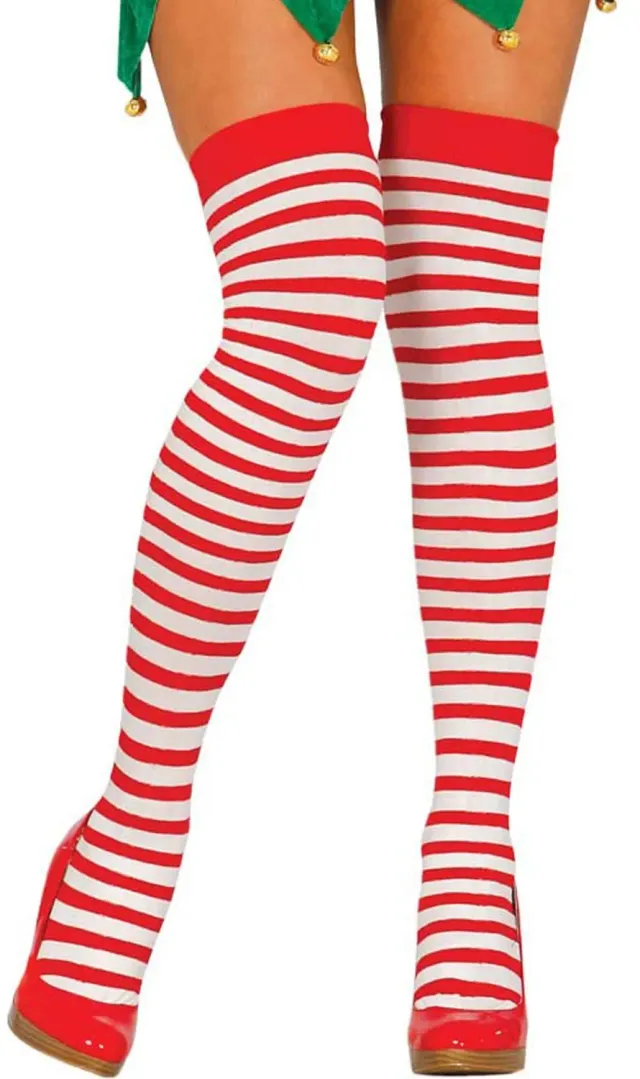 Guirca Calze a righe donna accessorio Carnevale