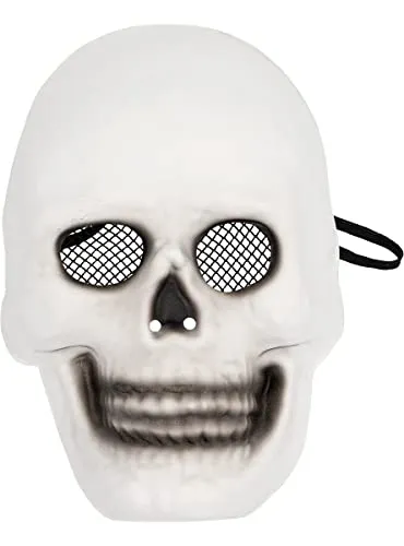 Funidelia Scheletro maschera teschio bianca adulto