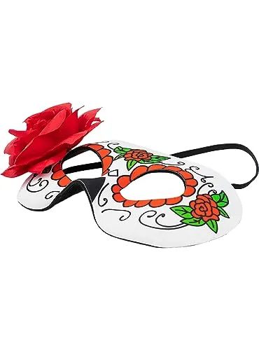 Funidelia Catrina maschera teschio messicano nera donna
