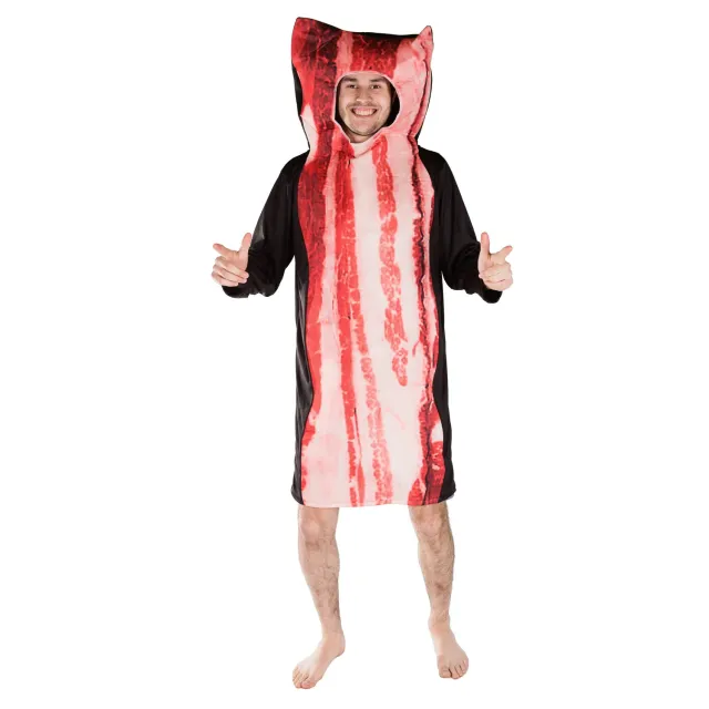 Bodysocks Costume Bacon Adulto Taglia Unica Divertente