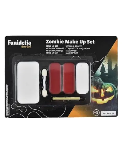Funidelia Zombie set trucco adulto grigio horror