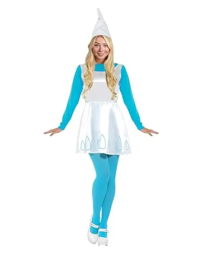 Funidelia Costume Puffetta Donna Blu Vestito Classico