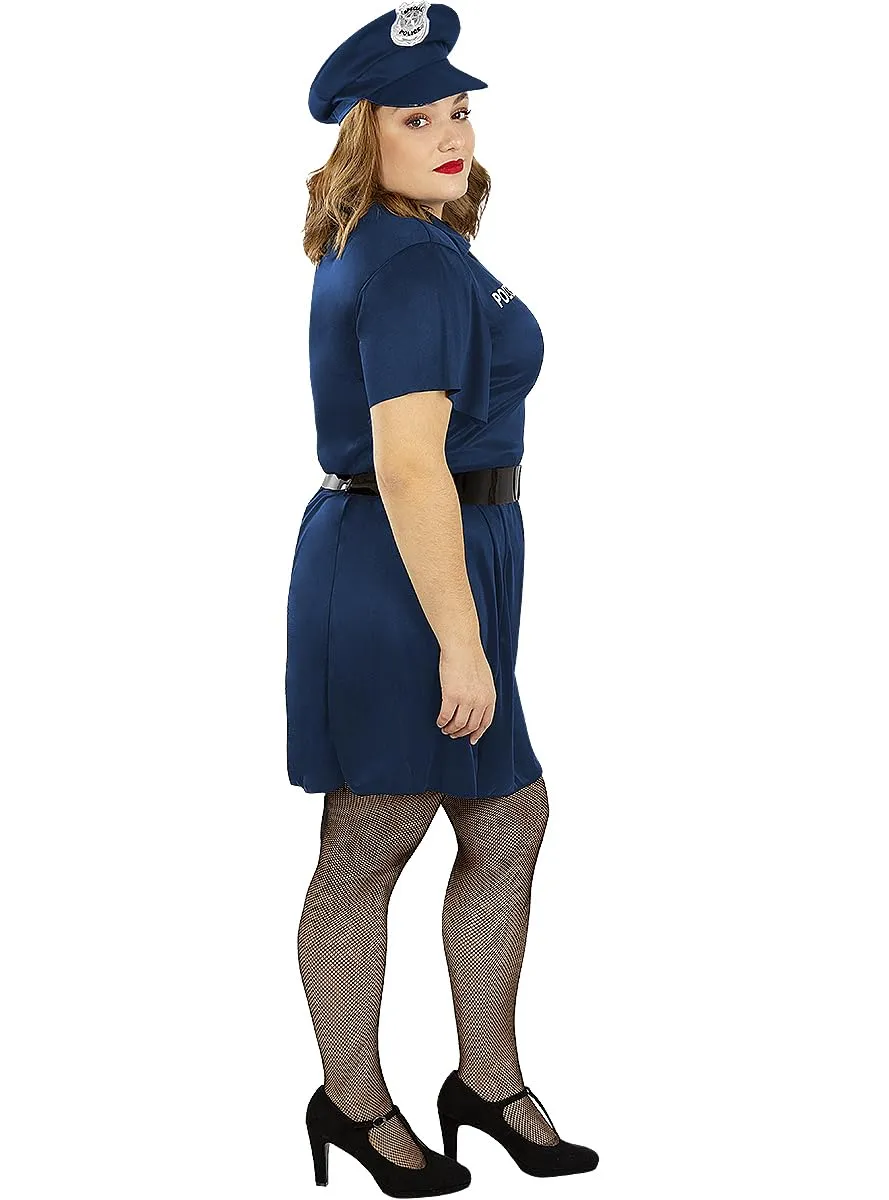 Funidelia Poliziotta Costume Donna 3XL Azzurro Professioni