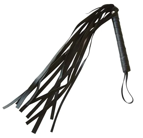 P'tit Clown Frusta finta pelle nera 65 cm accessorio
