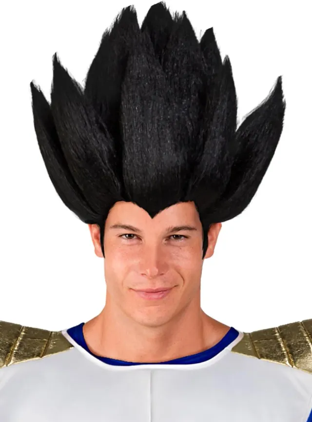 Funidelia Vegeta Dragon Ball parrucca nera uomo sintetica