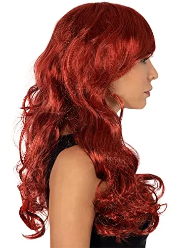 Funidelia Parrucca rossa donna vampira Halloween