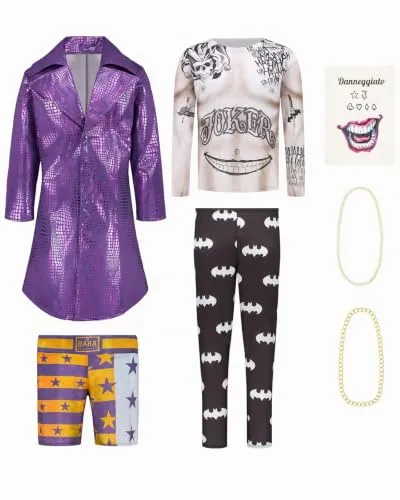 Funidelia Costume Joker Suicide Squad uomo completo