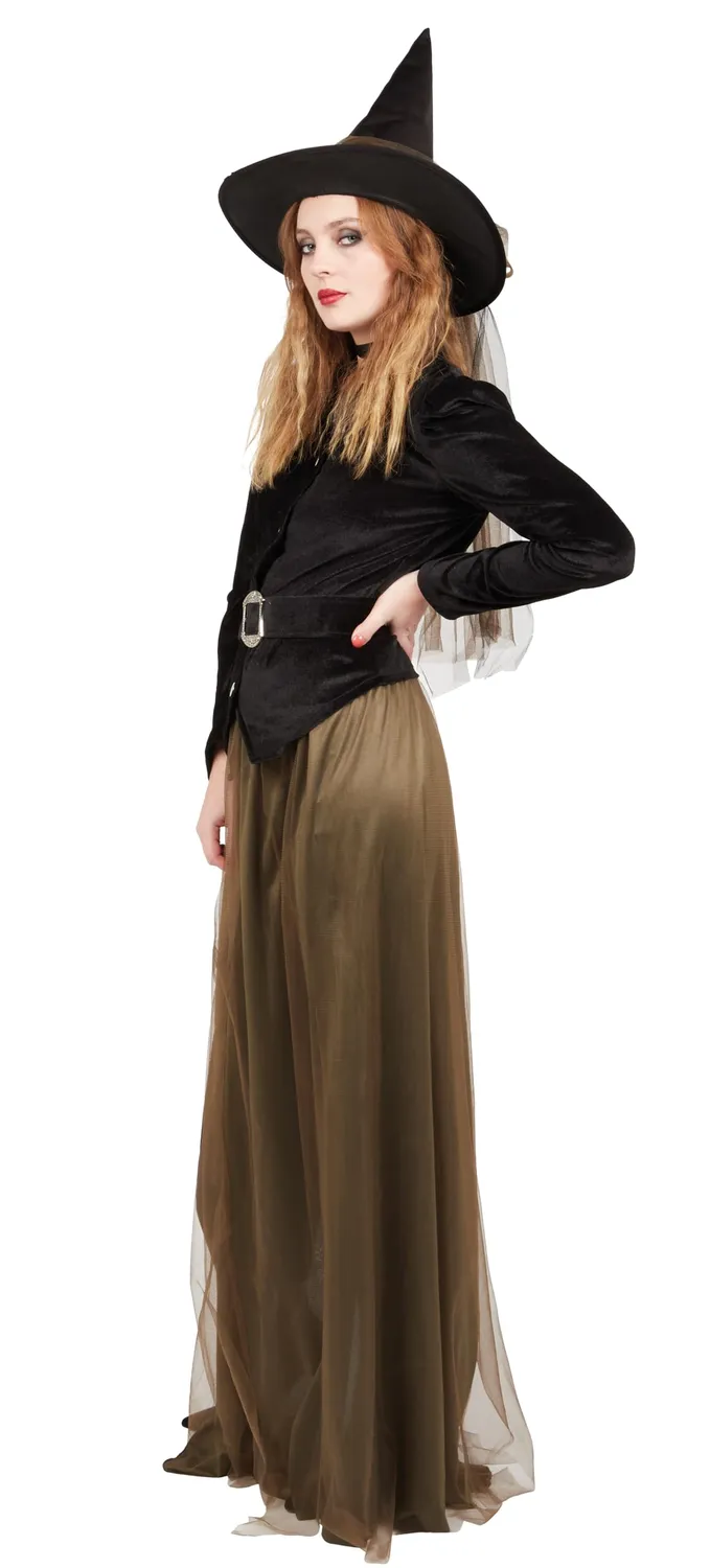 P'tit Clown Re22281 costume strega gonna verde taglia XS