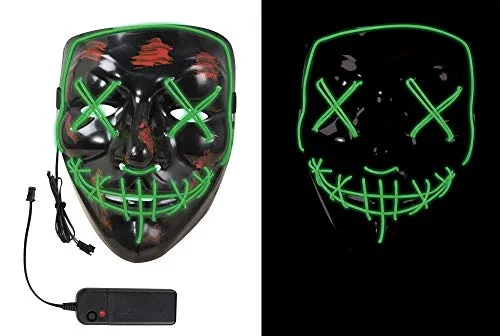 P'tit Clown Maschera Fantasma LED Sanguinante Adulto