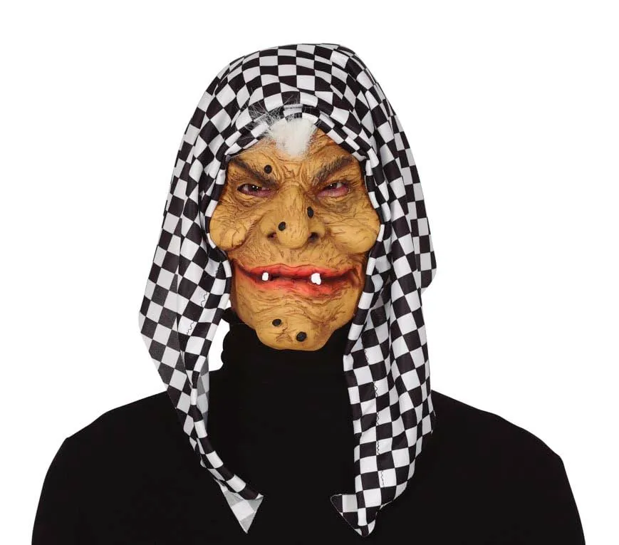 Fiestas Guirca Calavera Arlequin maschera lattice