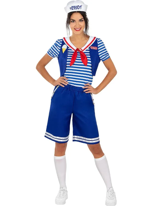 Funidelia Stranger Things Robin Ahoy costume donna azzurro