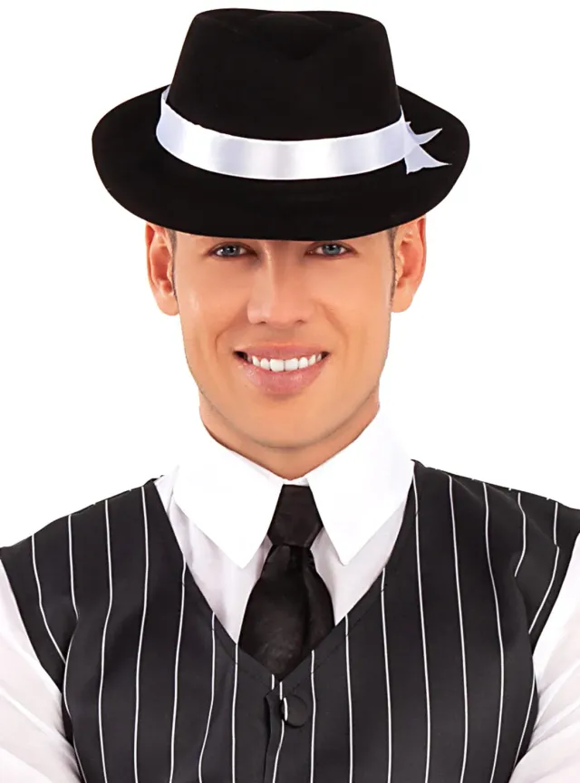Funidelia Cappello Gangster accessorio anni 20 nero adulto