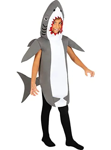 Funidelia Squalo costume bambino 5-6 anni grigio