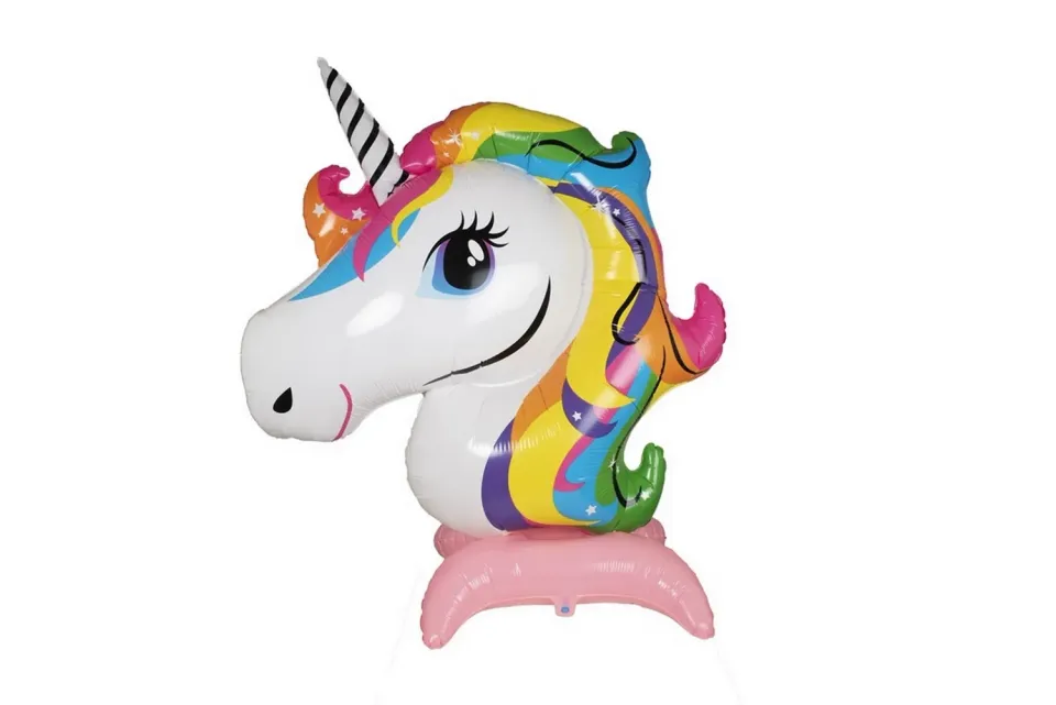 P'tit Clown Unicorno Palloncino Gigante da Appoggio Testa