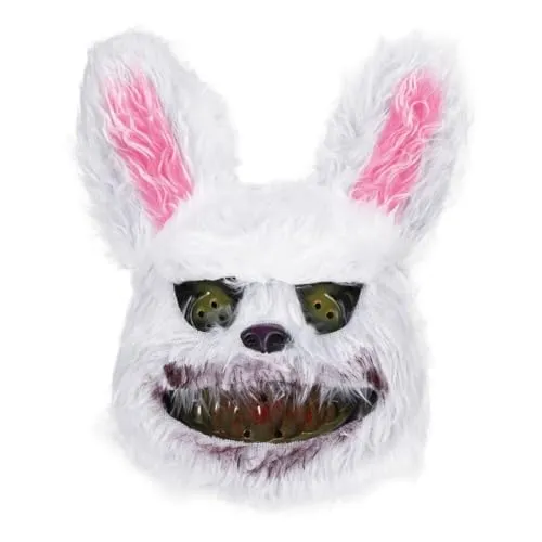 P'tit Clown maschera diabolica adulto animale coniglio orso
