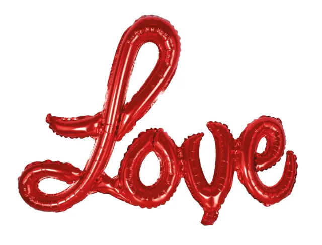 P'tit Clown Love palloncino alluminio rosso San Valentino