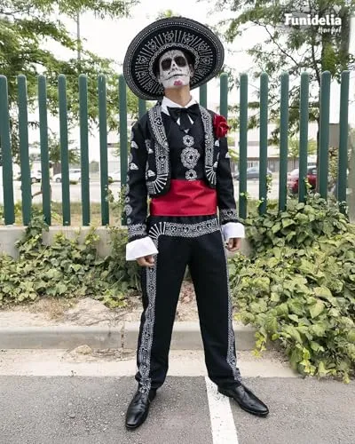 Funidelia Mariachi costume uomo L con cappello nero