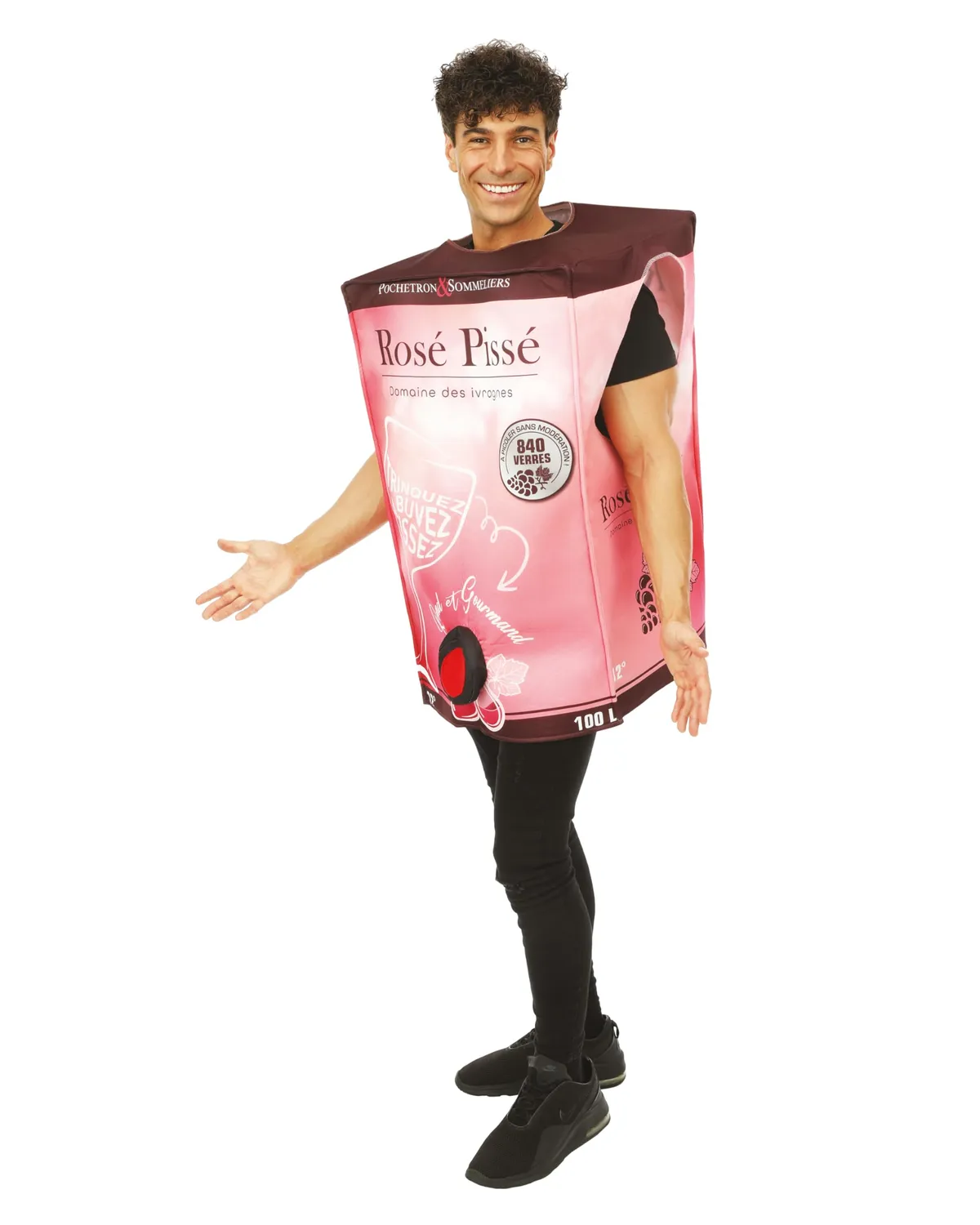 P'tit Clown Bottiglie Super Pastis costume adulto taglia unica