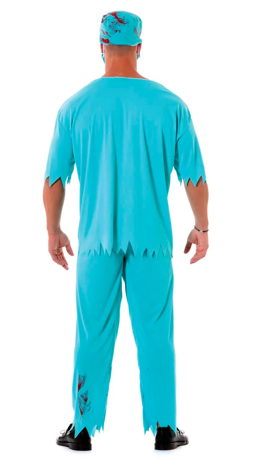 Fiestas Guirca Chirurgo Zombie Costume Adulto M Blu