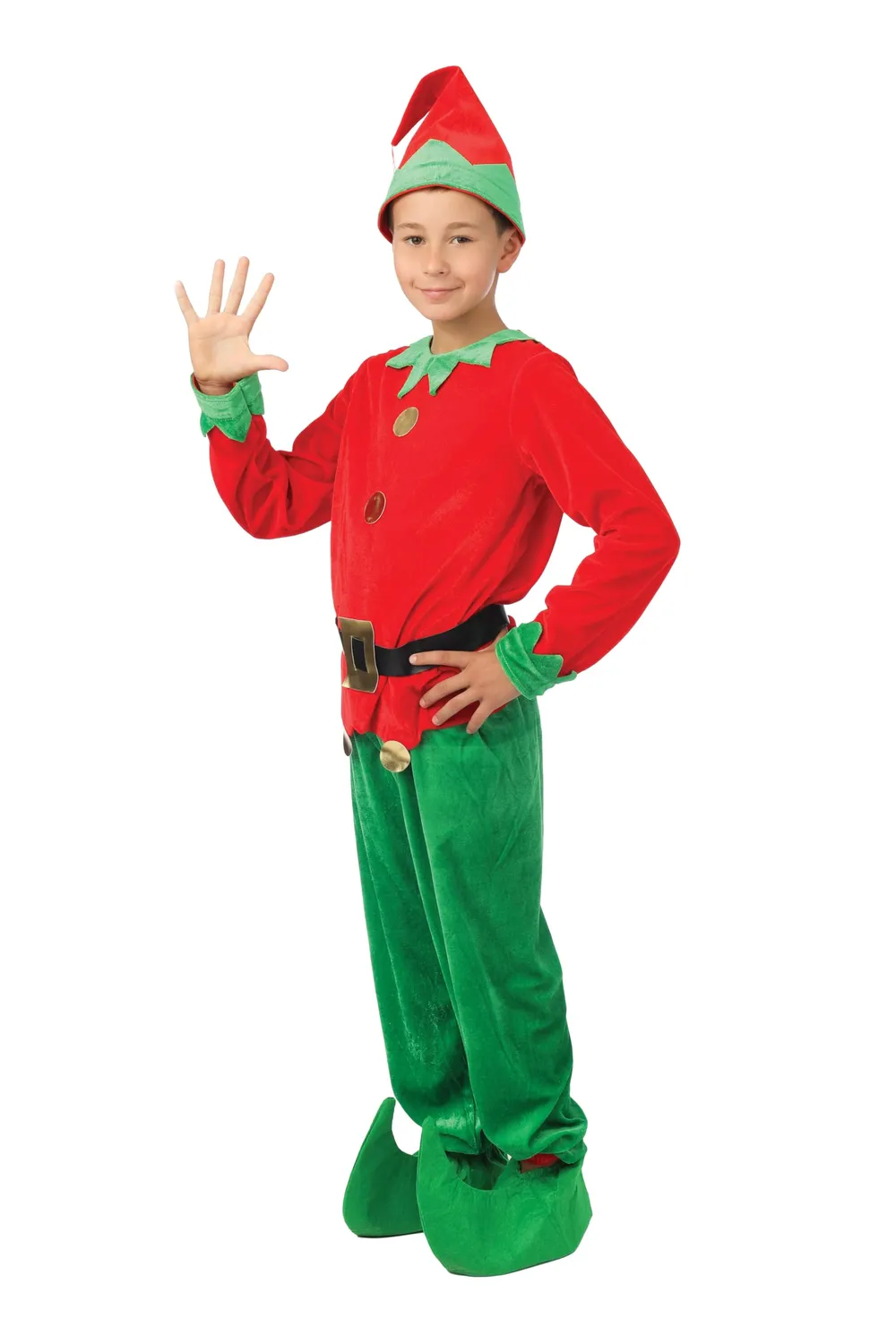 P'tit Clown Lutin re65654 costume bambino 10/12 anni Natale