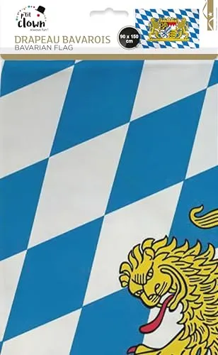 P'tit Clown Bandiera Bavarese 90x150 cm Festa Oktoberfest